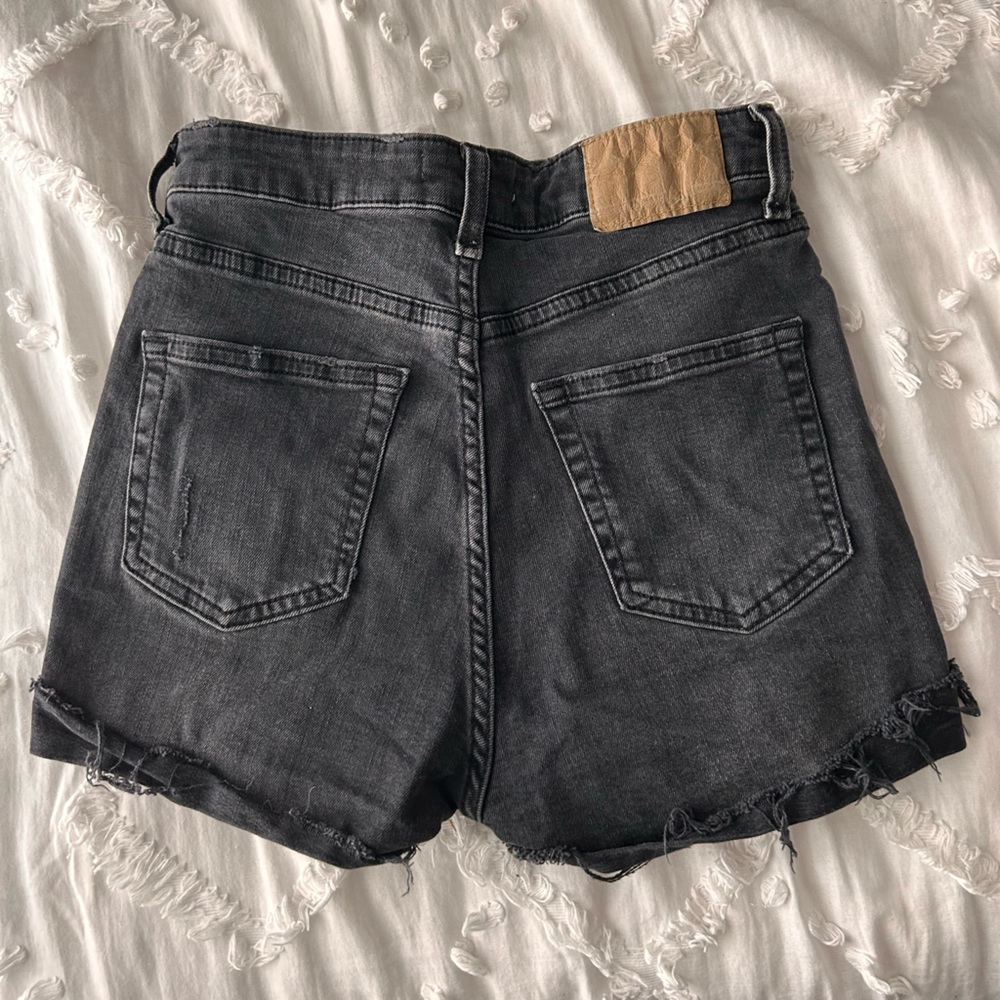 Black denim jeans